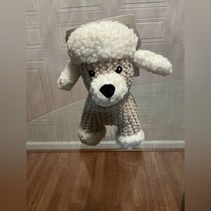 Giftable World 9" Welshy Spaniel Dog Toy w/Squeaker & Crinkle Ears, Beige, New